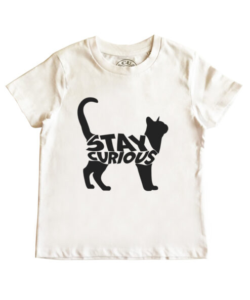 Tricou bumbac-Stay Curious, Copii