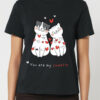 Tricou bumbac organic-You Are My Sweetie, Femei-Negru