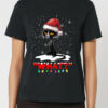 Tricou bumbac organic-Grinch Cat, Femei