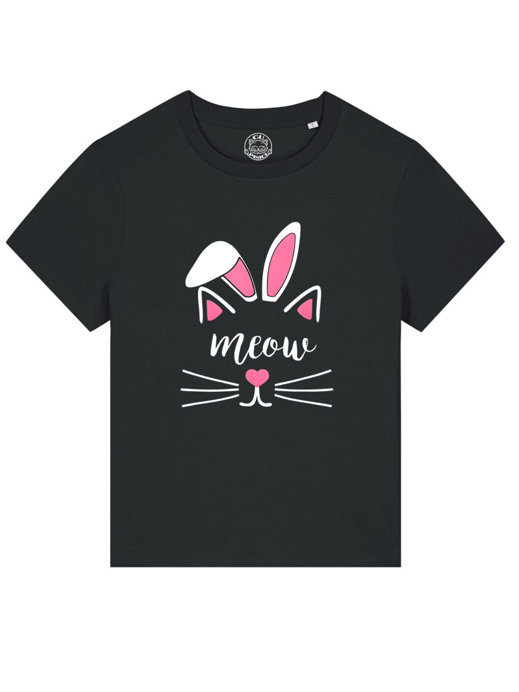 Tricou bumbac organic-Meow Bunny, Femei