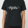 Tricou bumbac organic-Meow, Femei