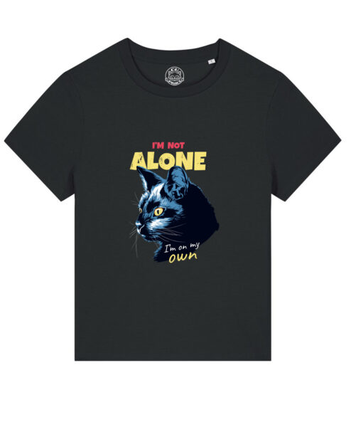 Tricou bumbac organic-Not Alone, Femei