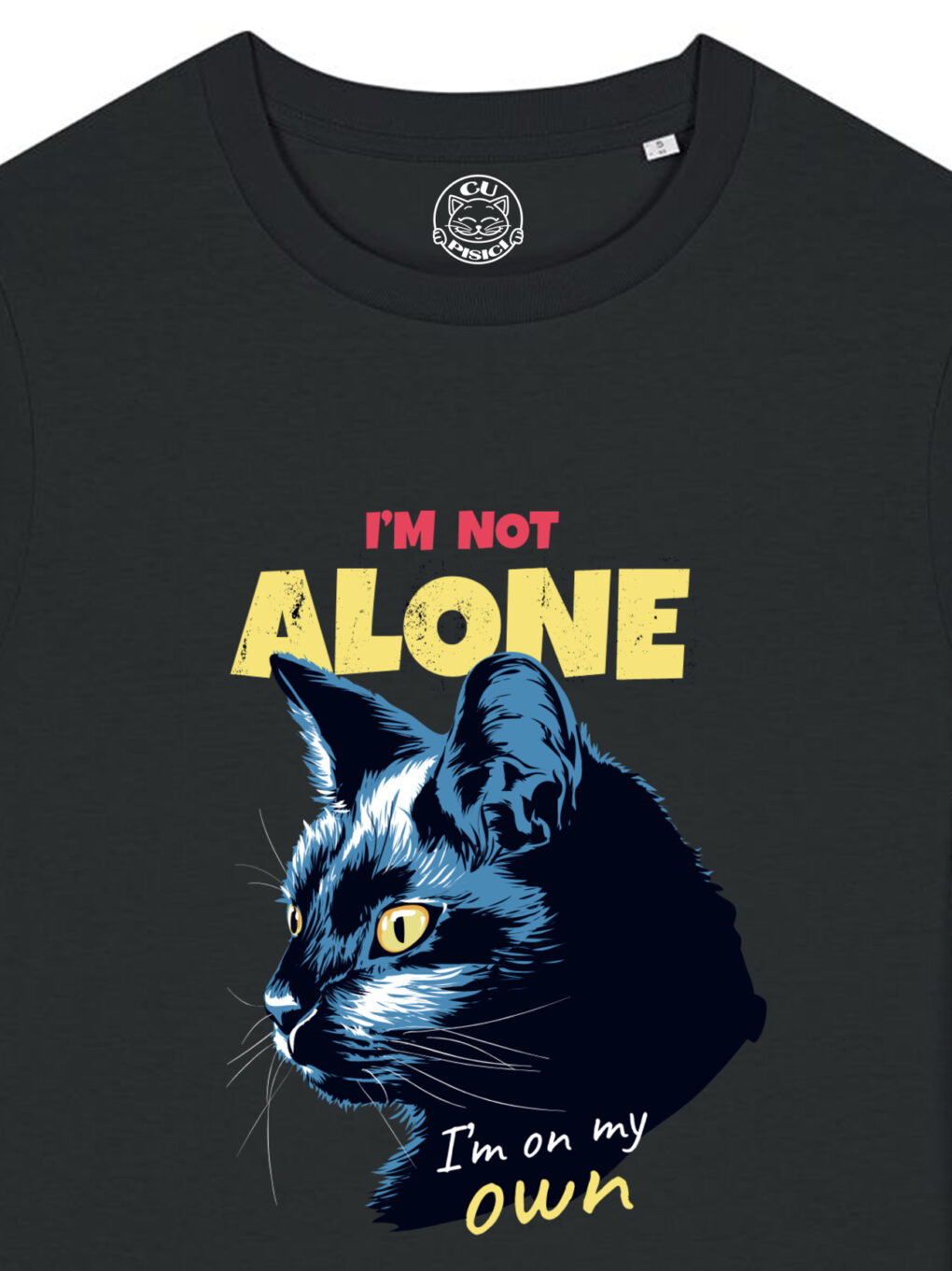 Tricou bumbac organic-Not Alone, Femei