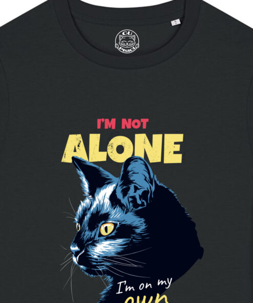 Tricou bumbac organic-Not Alone, Femei