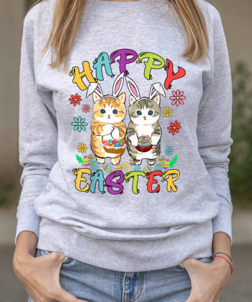 Bluza printata-Happy Easter, Femei