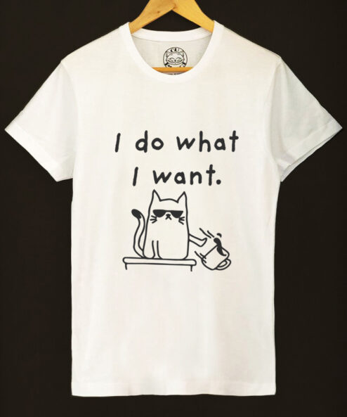 Tricou bumbac organic-I Do What I Want, Barbati