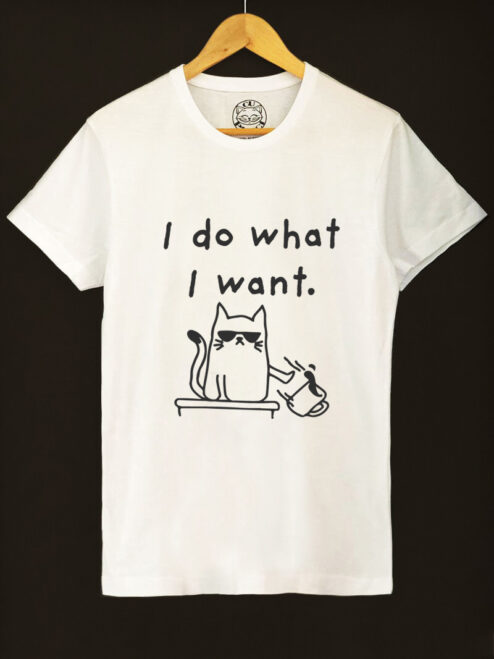 Tricou bumbac organic-I Do What I Want, Barbati