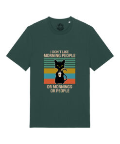 Tricou bumbac organic-Morning People, UNISEX