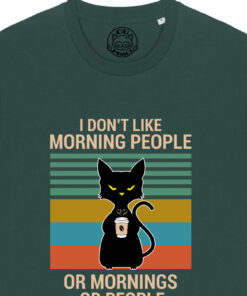 Tricou bumbac organic-Morning People, UNISEX