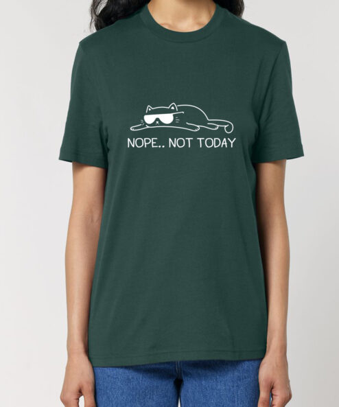 Tricou bumbac organic-Not Today, UNISEX