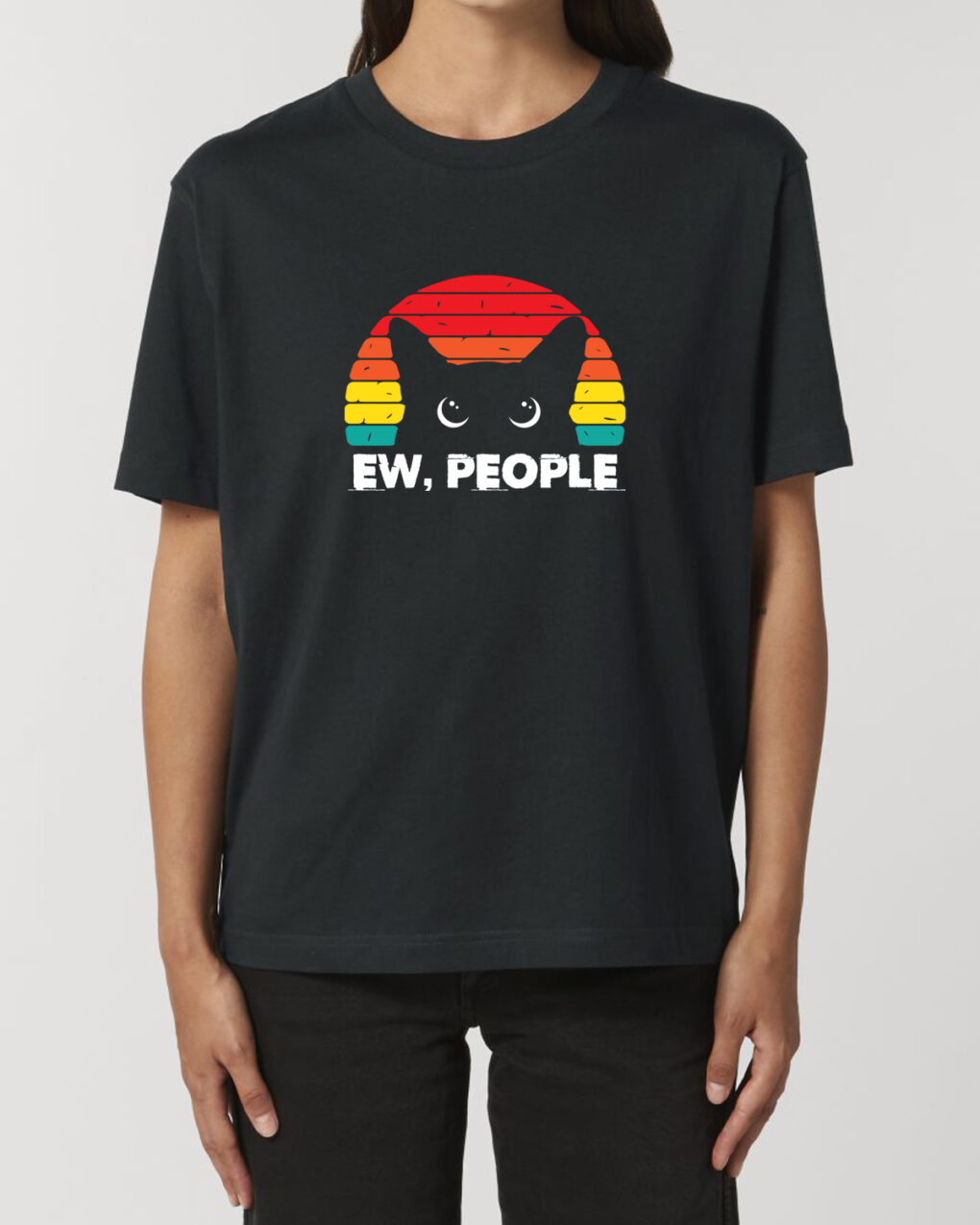 Tricou bumbac organic Oversized-Ew People, UNISEX