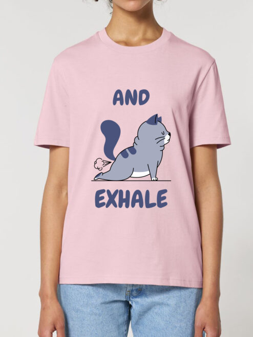 Tricou bumbac organic-And Exhale, UNISEX