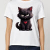 Tricou bumbac organic-Grumpy Meowlentine, Femei