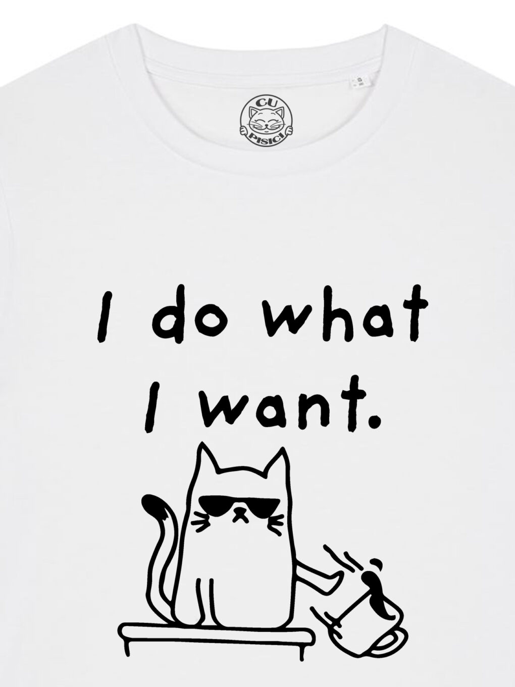 Tricou bumbac organic-I Do What I Want, Femei