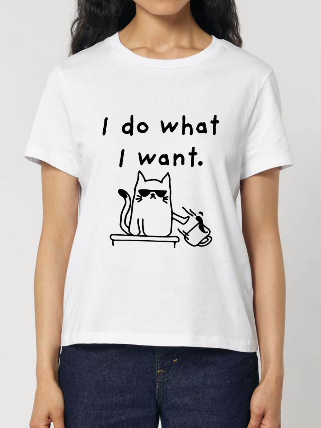 Tricou bumbac organic-I Do What I Want, Femei