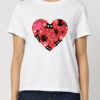 Tricou bumbac organic-I Love Cats, Femei