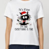 Tricou bumbac organic-I’m Fine for Christmas, Femei