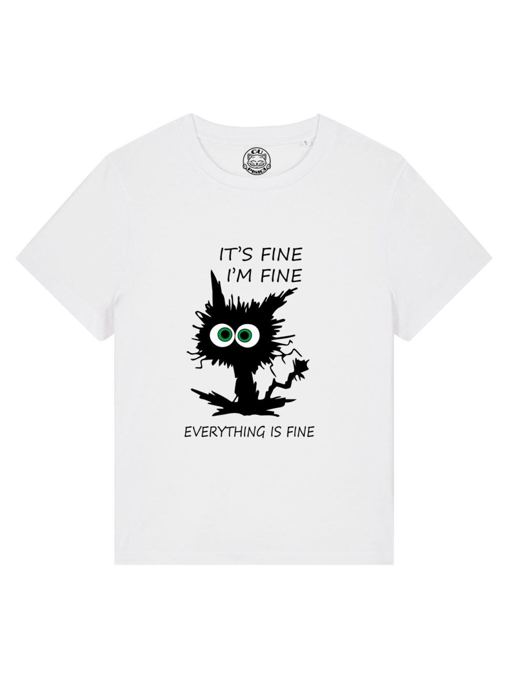 Tricou bumbac organic-I'm Fine, Femei