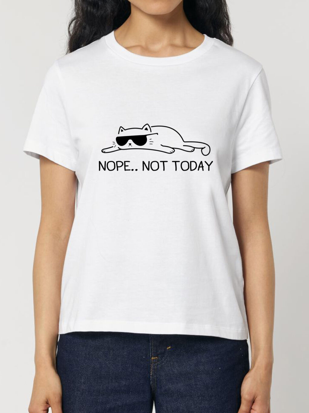 Tricou bumbac organic-Not Today, Femei