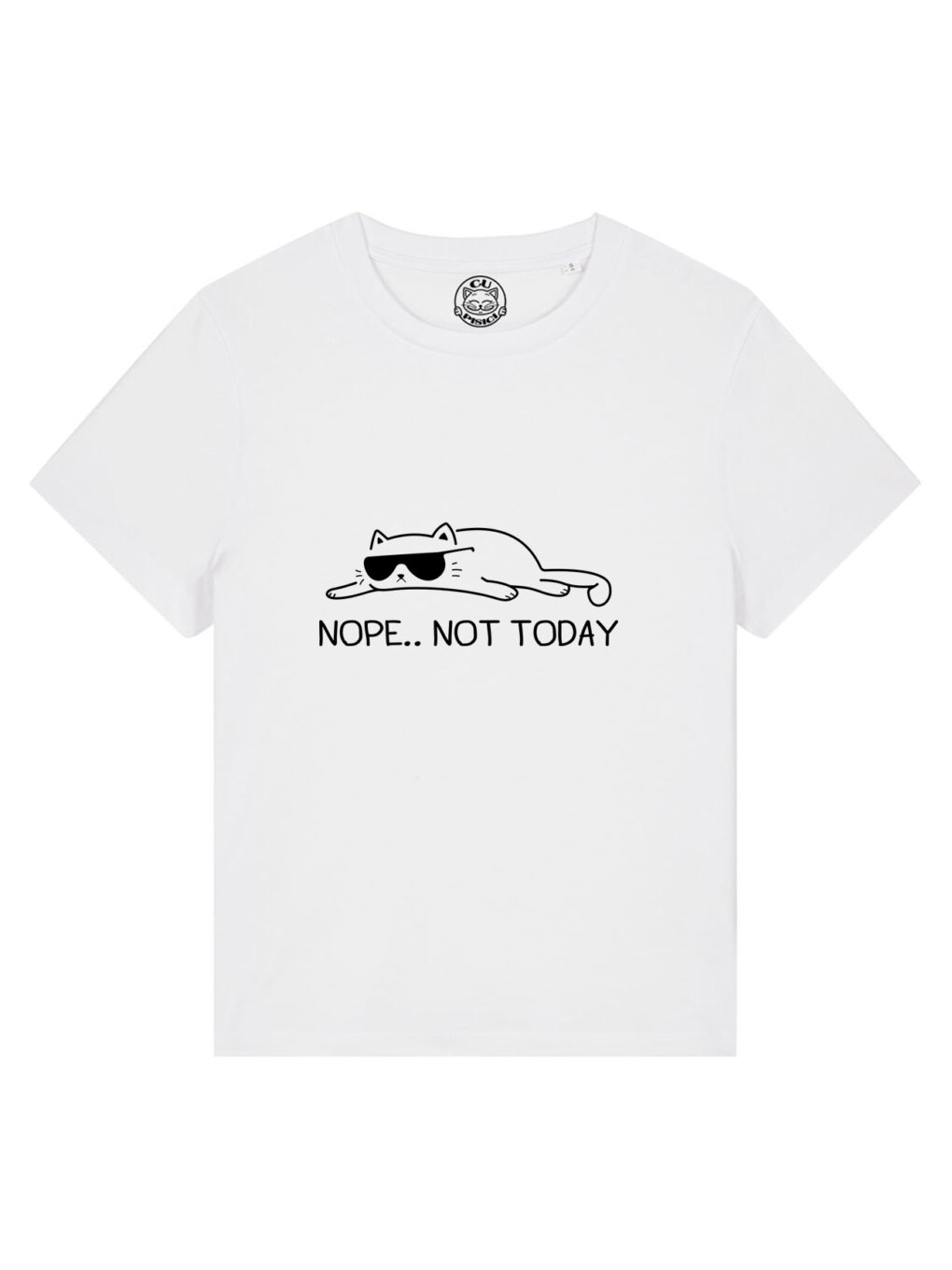 Tricou bumbac organic-Not Today, Femei