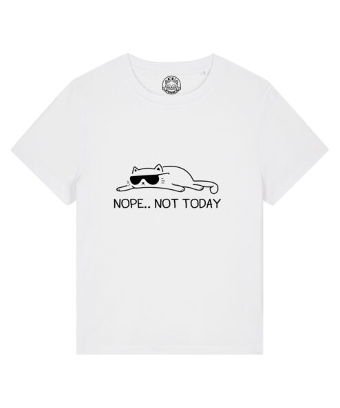 Tricou bumbac organic-Not Today, Femei