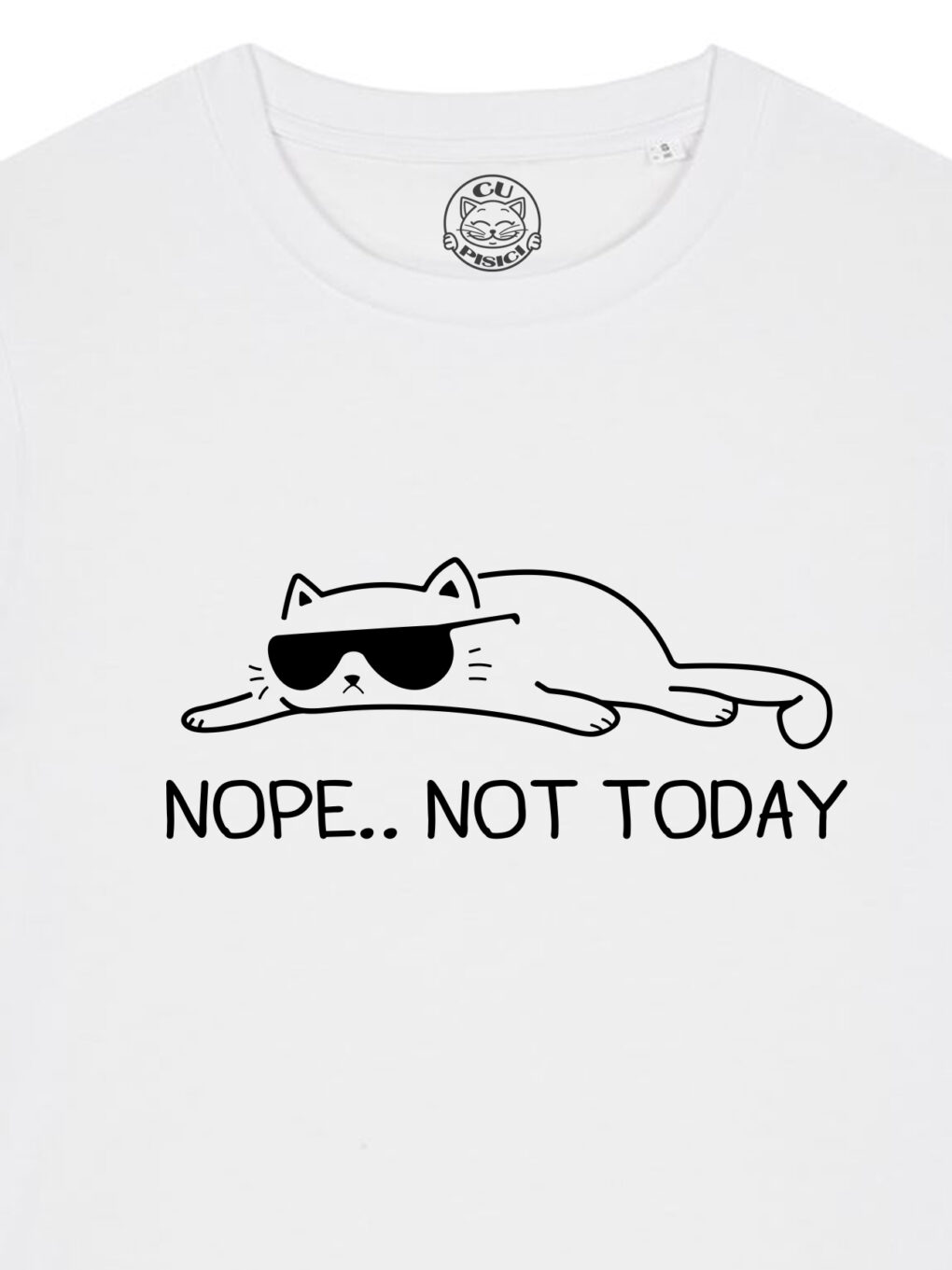 Tricou bumbac organic-Not Today, Femei