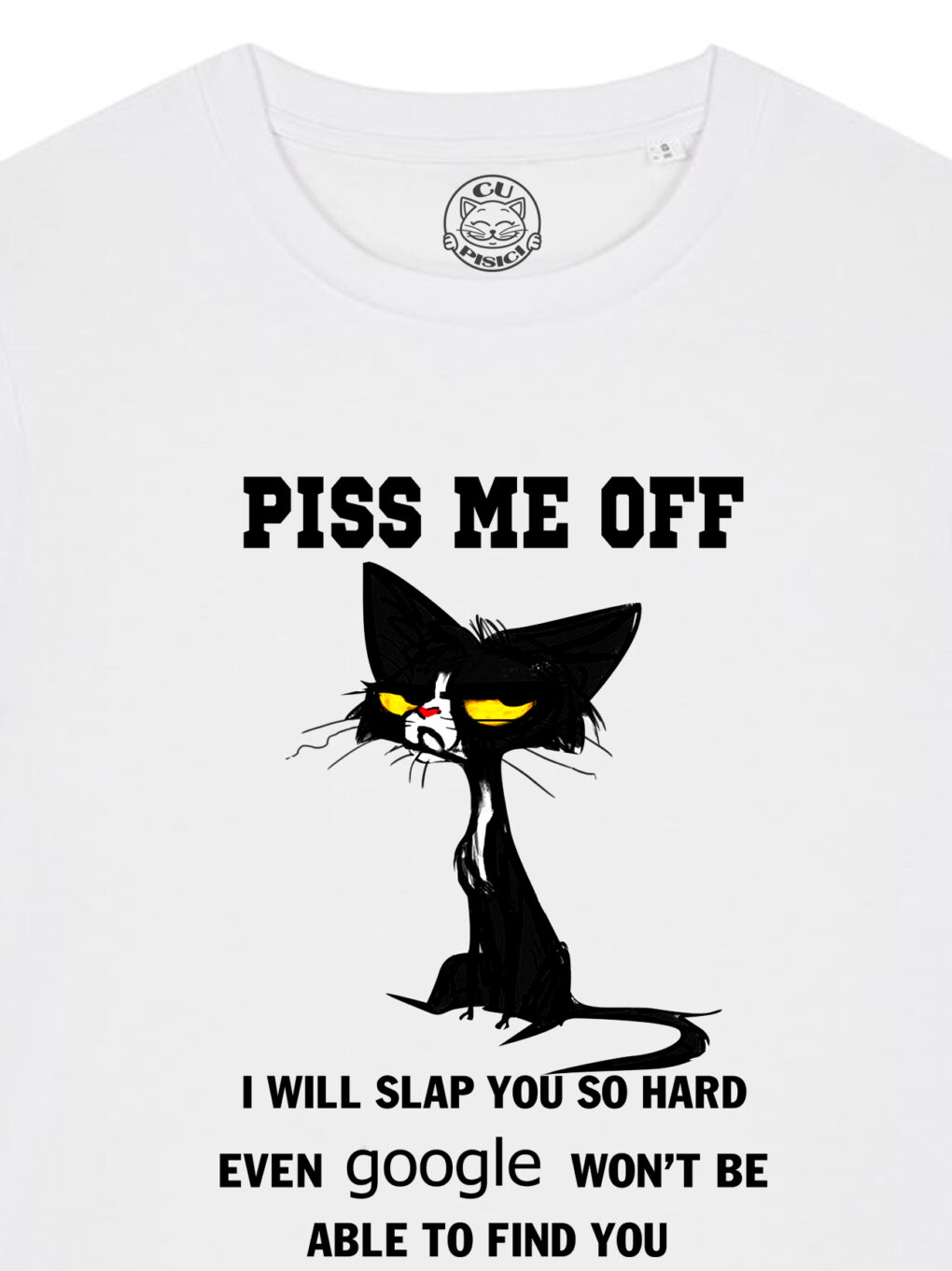 Tricou bumbac organic-Piss Me Off, Femei