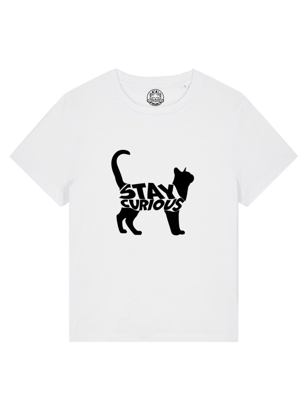 Tricou bumbac organic-Stay Curious, Femei