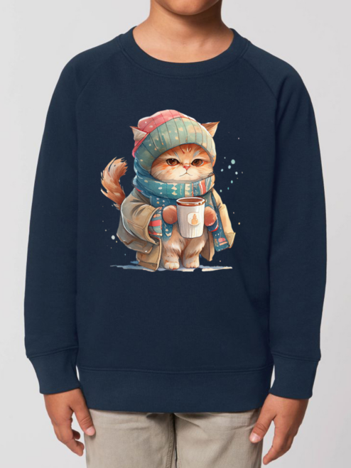 Bluza Premium-Winter Cat, Copii