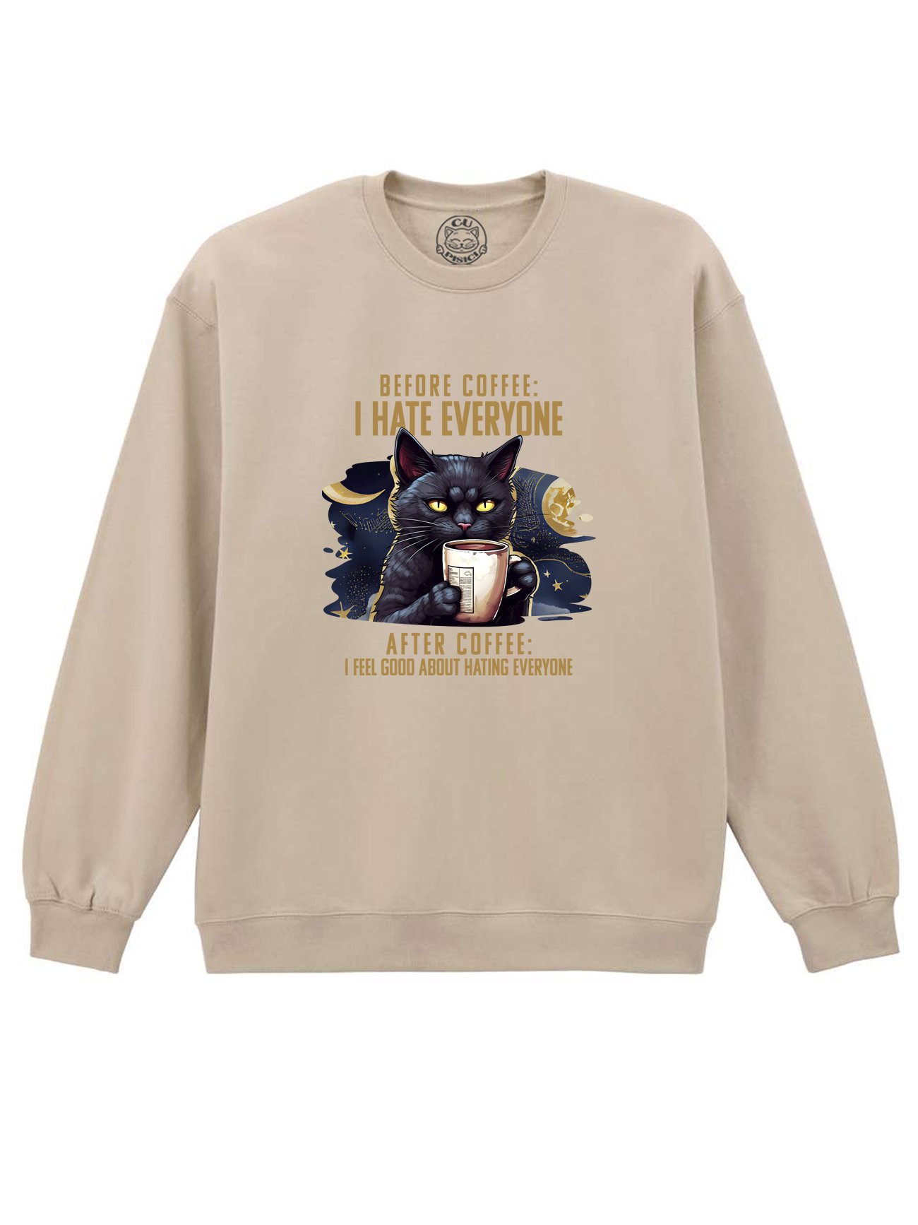 Bluza printata-After Coffee, Unisex