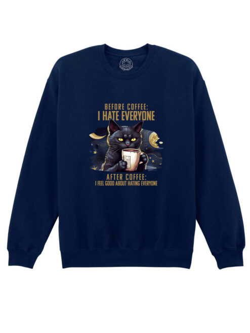 Bluza printata-After Coffee, Unisex