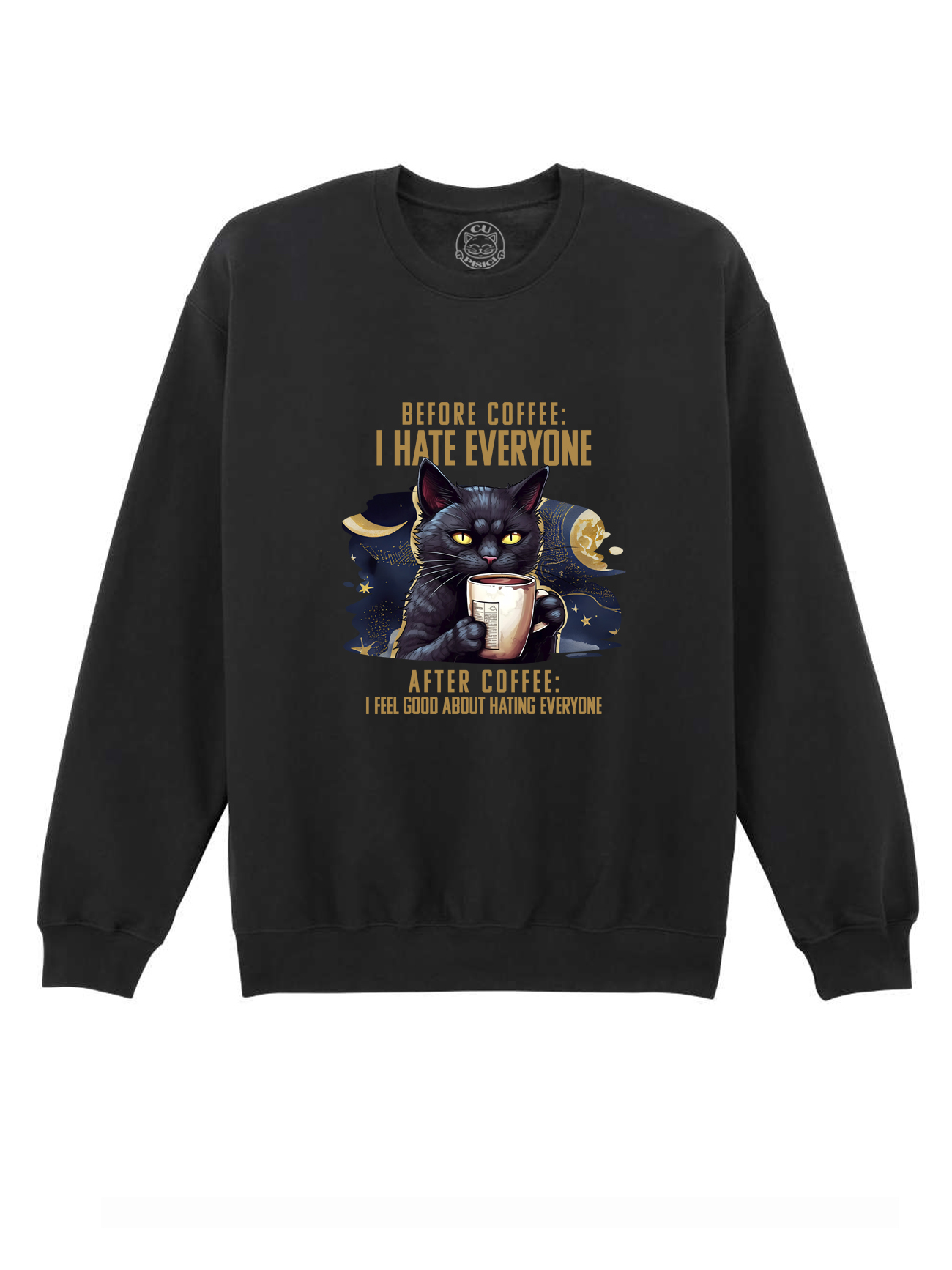 Bluza printata-After Coffee, Unisex