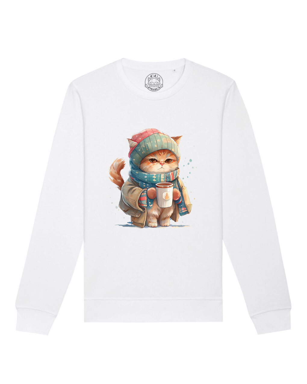 Bluza Premium-Winter Cat, Unisex