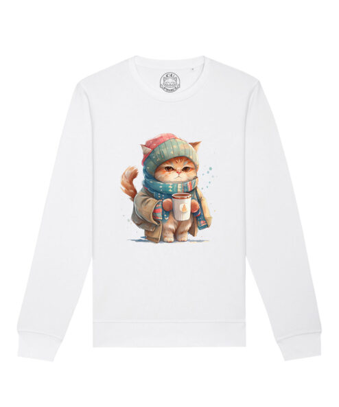 Bluza Premium-Winter Cat, Unisex