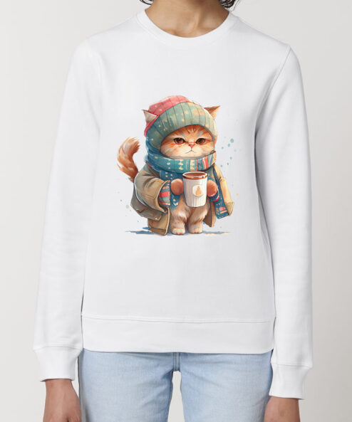 Bluza Premium-Winter Cat, Unisex