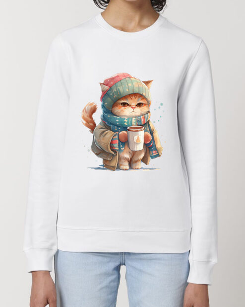 Bluza Premium-Winter Cat, Unisex