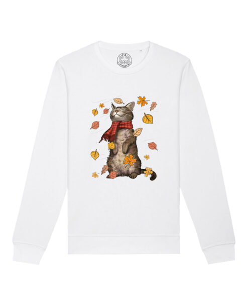 Bluza Premium-Autumn Cat, Unisex