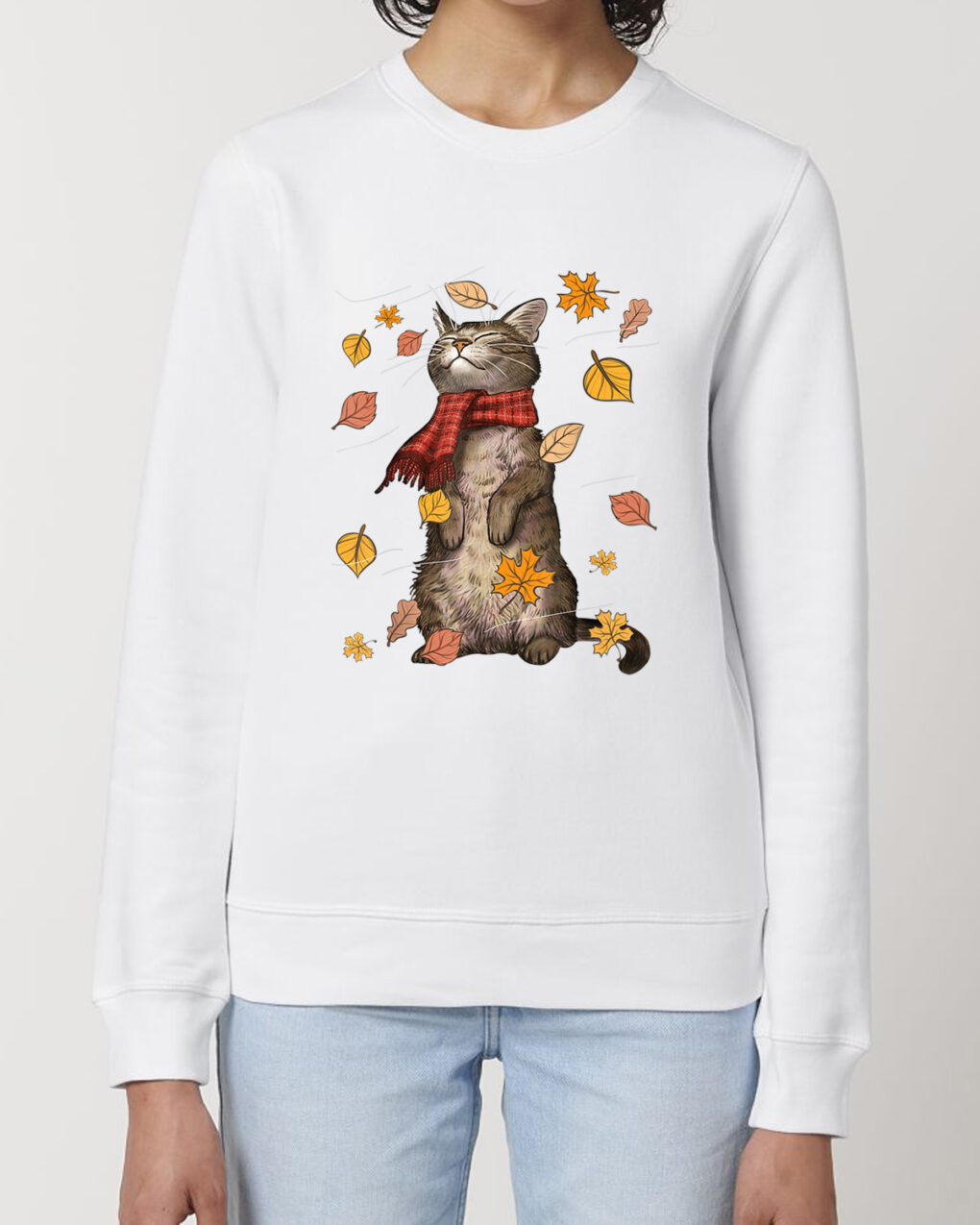 Bluza Premium-Autumn Cat, Unisex