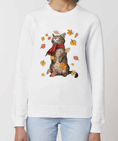 Bluza Premium-Autumn Cat, Unisex