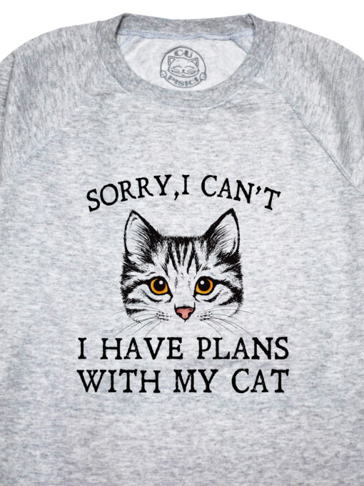 Bluza Printata-I Have Plans With My Cat