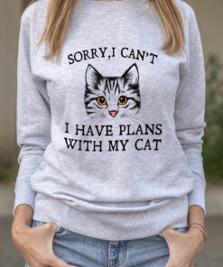 Bluza Printata-I Have Plans With My Cat, Femei