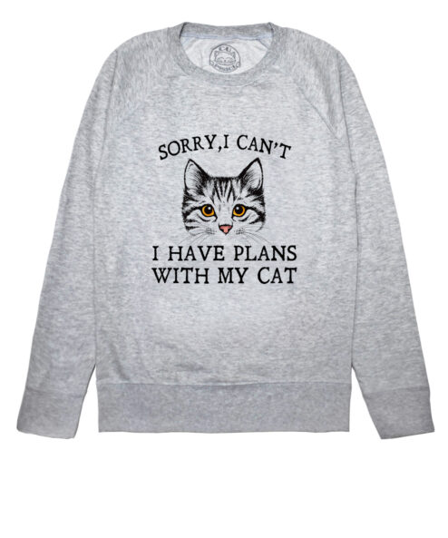 Bluza Printata-I Have Plans With My Cat, Femei