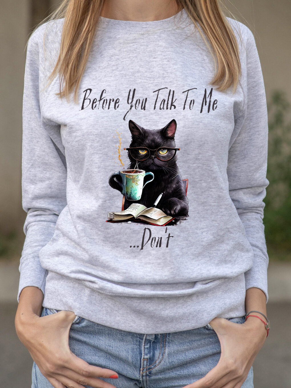 Bluza Printata-Don’t Talk To Me, Femei