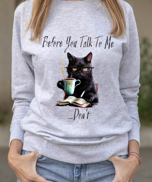 Bluza Printata-Don’t Talk To Me, Femei