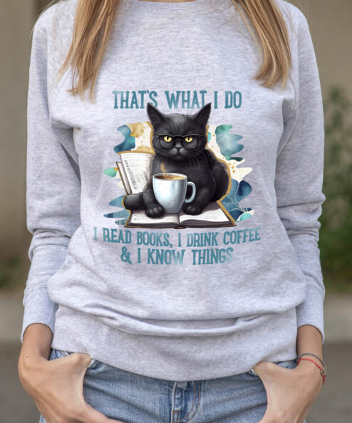 Bluza printata-I Know Things, Femei