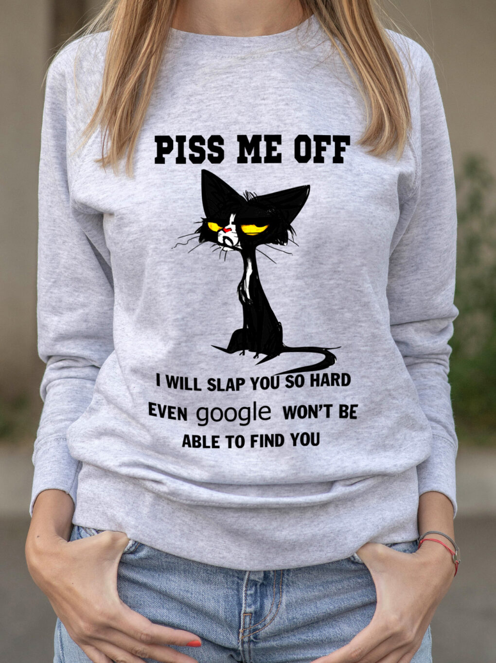 Bluza printata-Piss Me Off, Femei