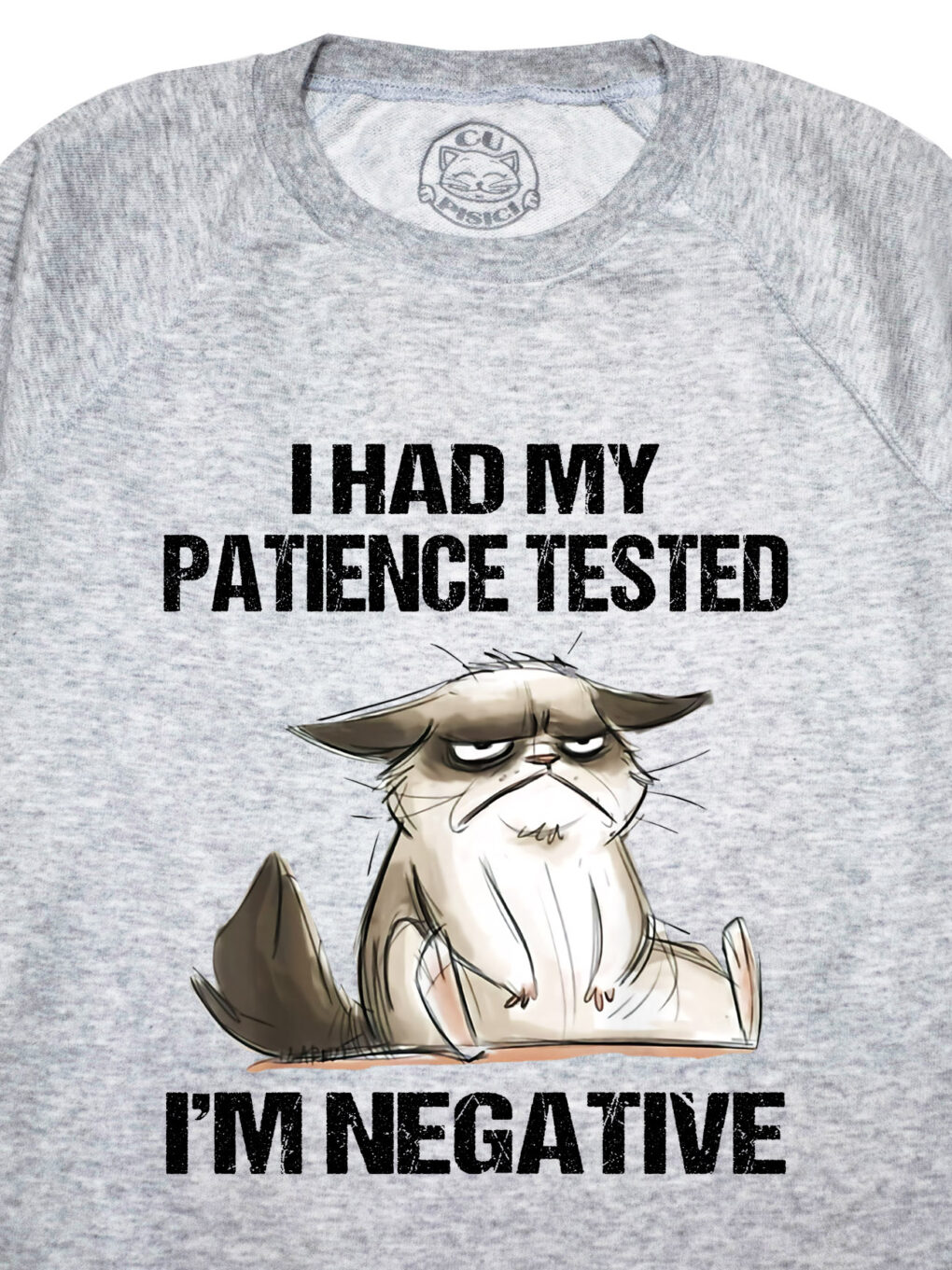 Bluza printata-I Had My Patience Tested