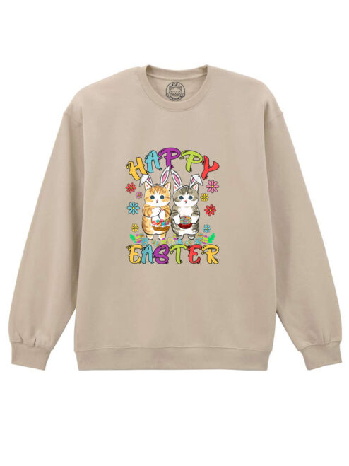 Bluza printata-Happy Easter, Unisex