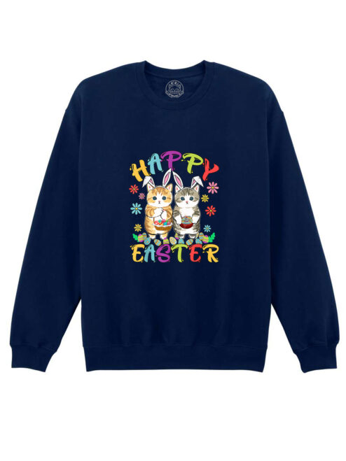 Bluza printata-Happy Easter, Unisex