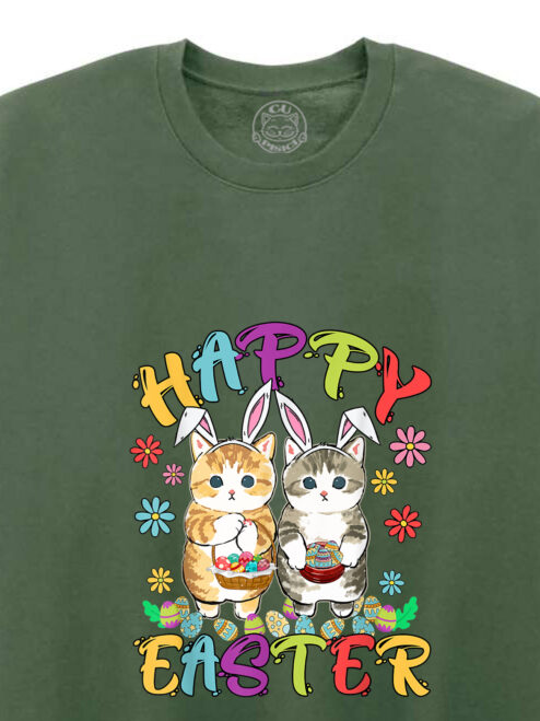 Bluza printata-Happy Easter, Unisex